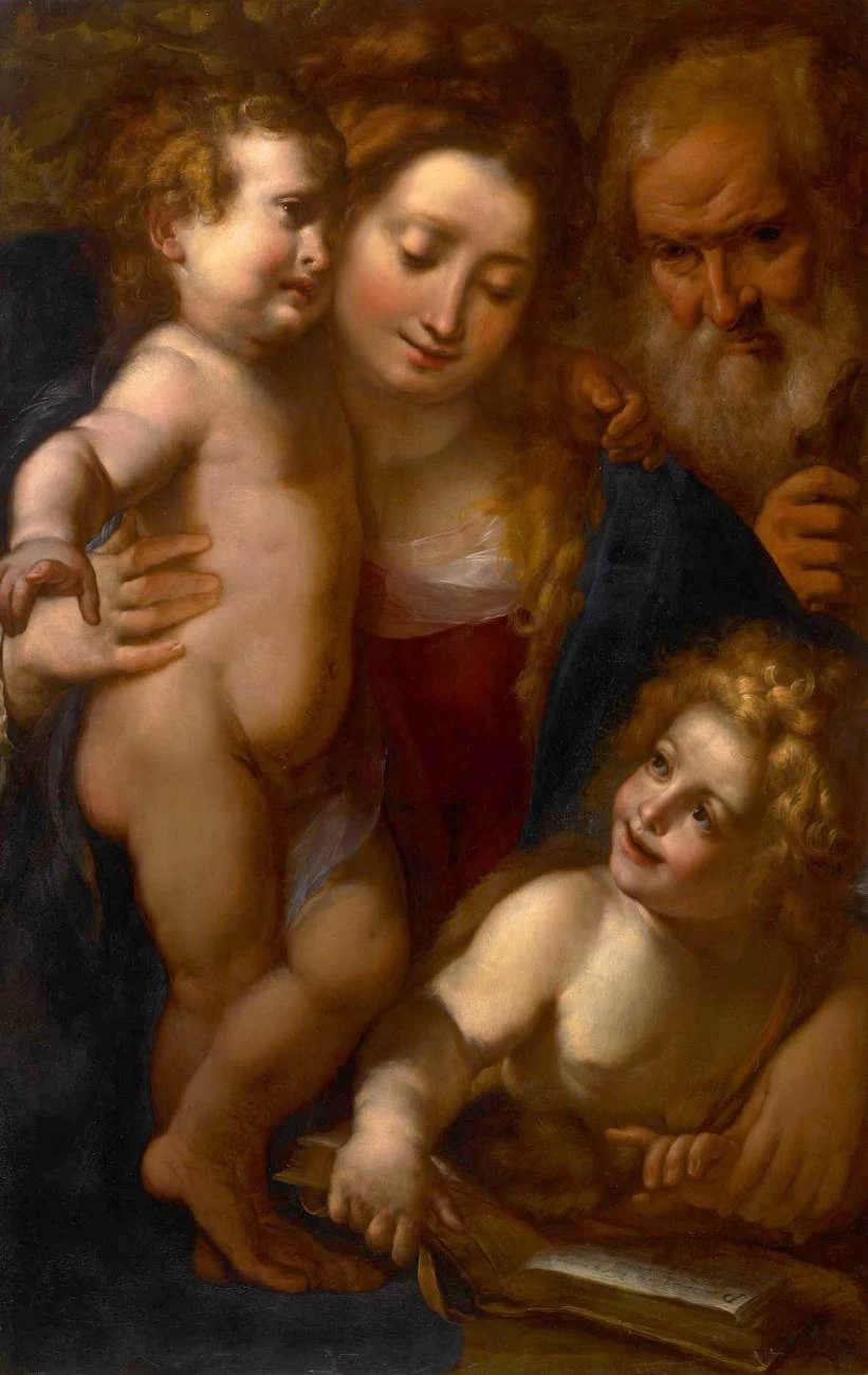 132-Sacra Famiglia con Giovannino 